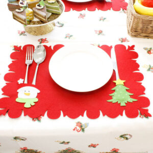 Vánoční prostírání / vánoční dekorace na stůl – 2 varianty