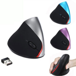 Vertikální myš / ergonomická myš – bezdrátová, 4 barvy