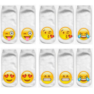 Vtipné a veselé ponožky se smajlíky – pár, 5 druhů